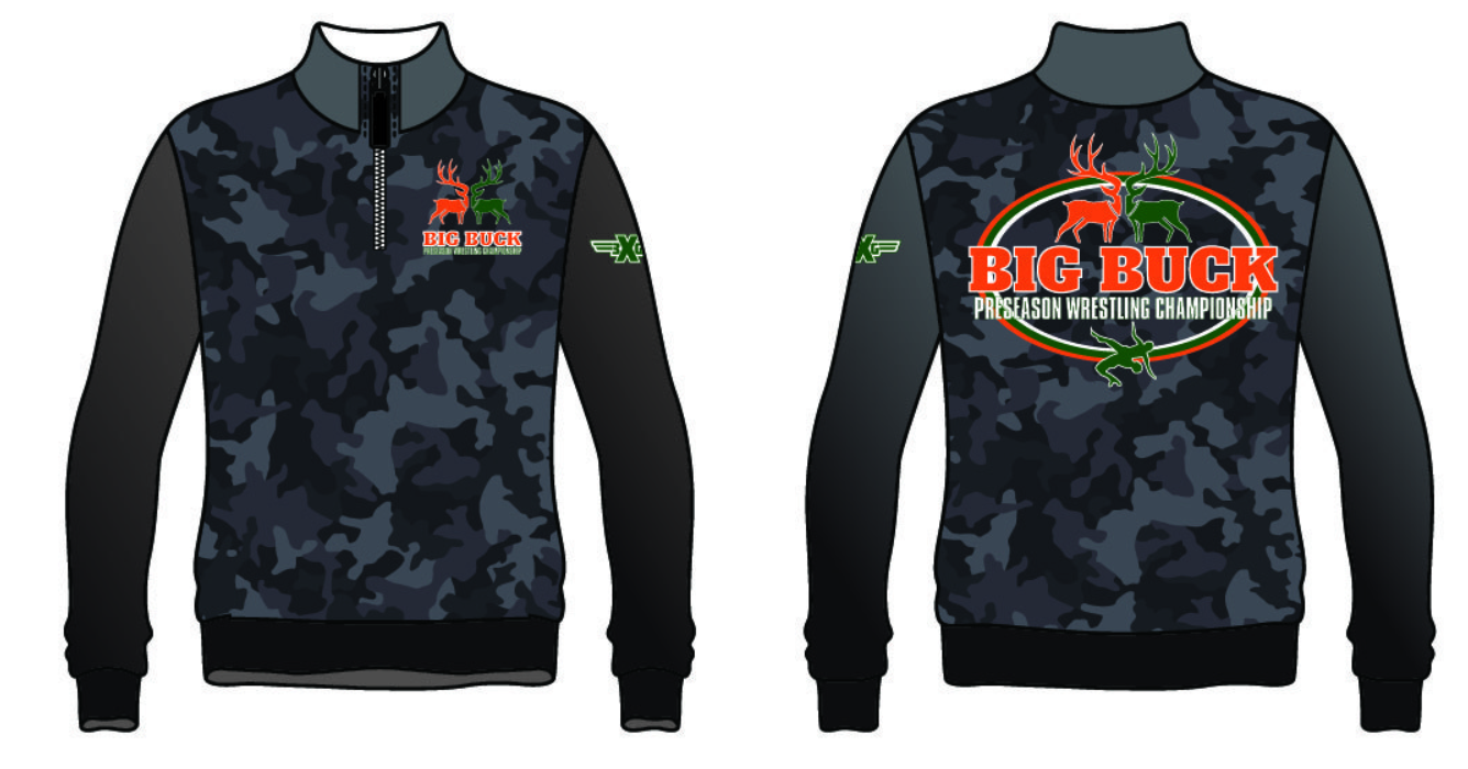 Big Buck Sublimated 1/4 Zip