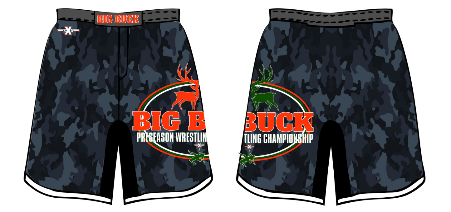 Big Buck Sublimated Fight Shorts '23