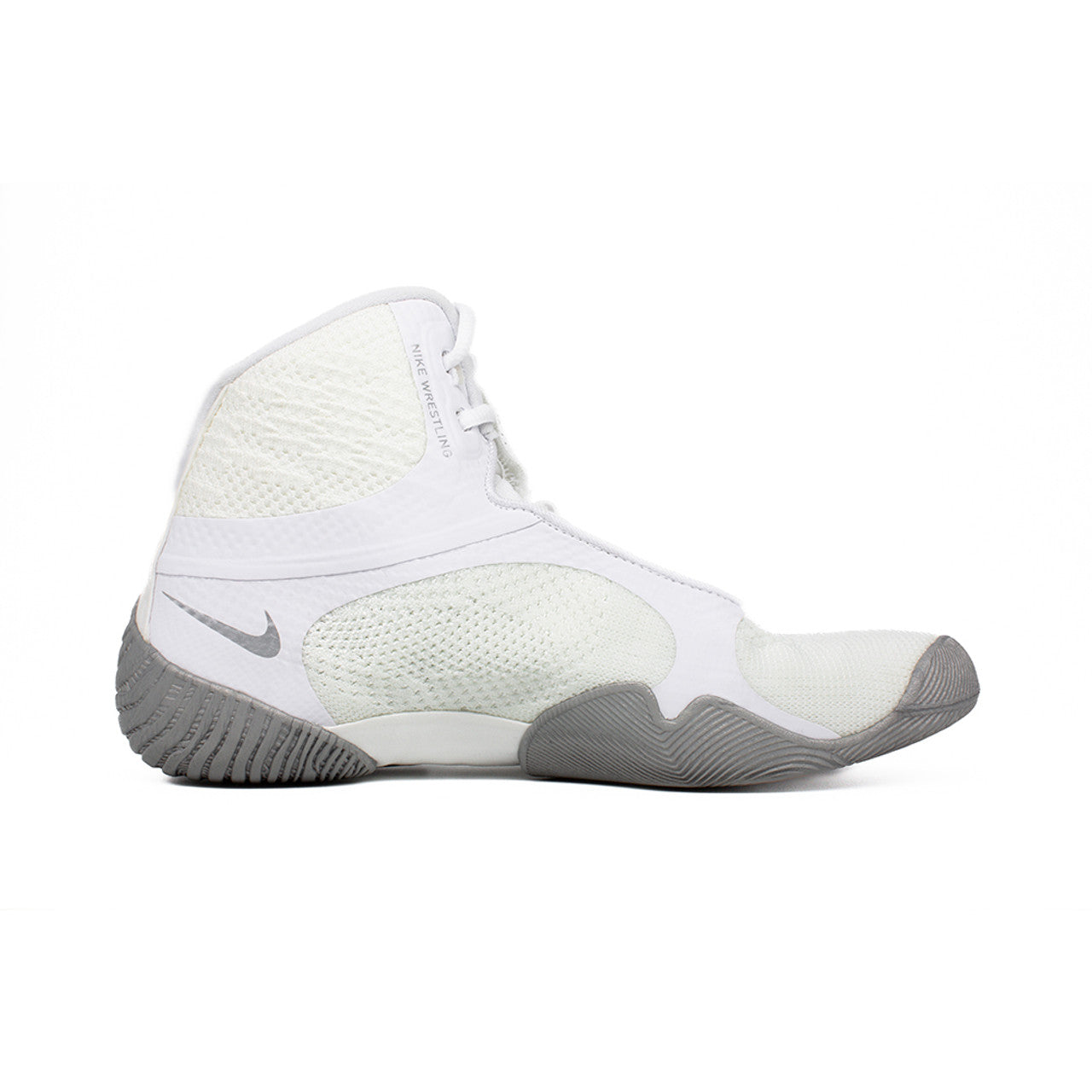 Nike Tawa Wrestling Shoes (White/Metallic Silver)