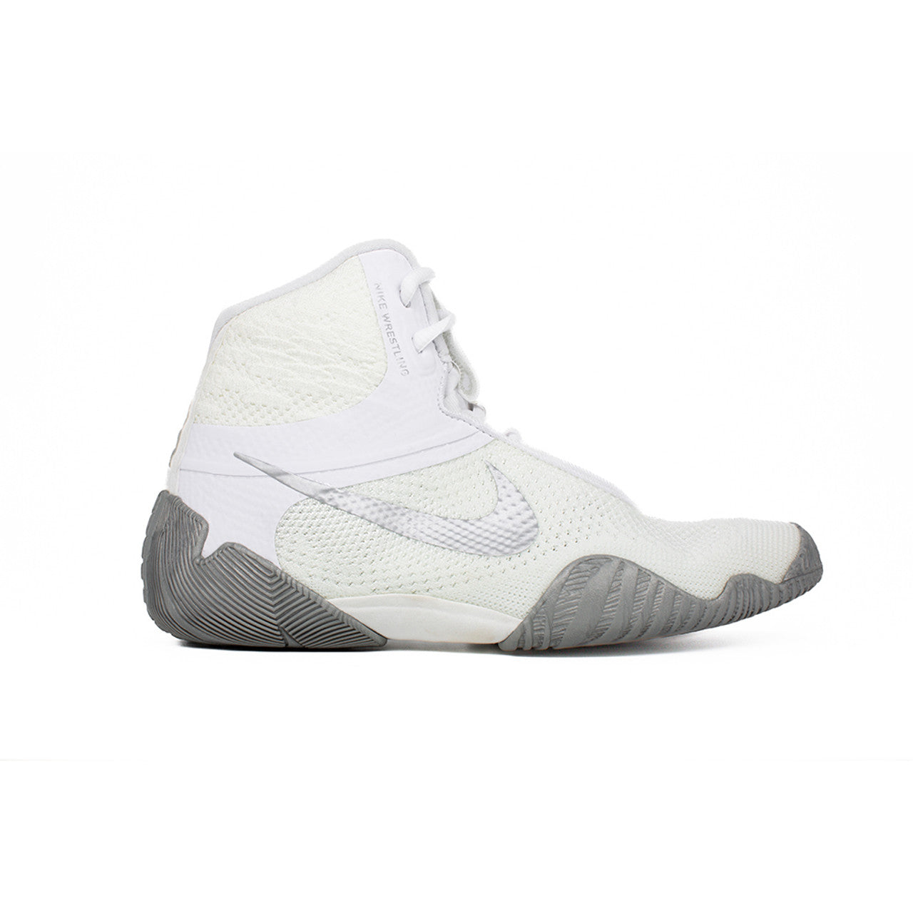 Nike Tawa Wrestling Shoes (White/Metallic Silver)