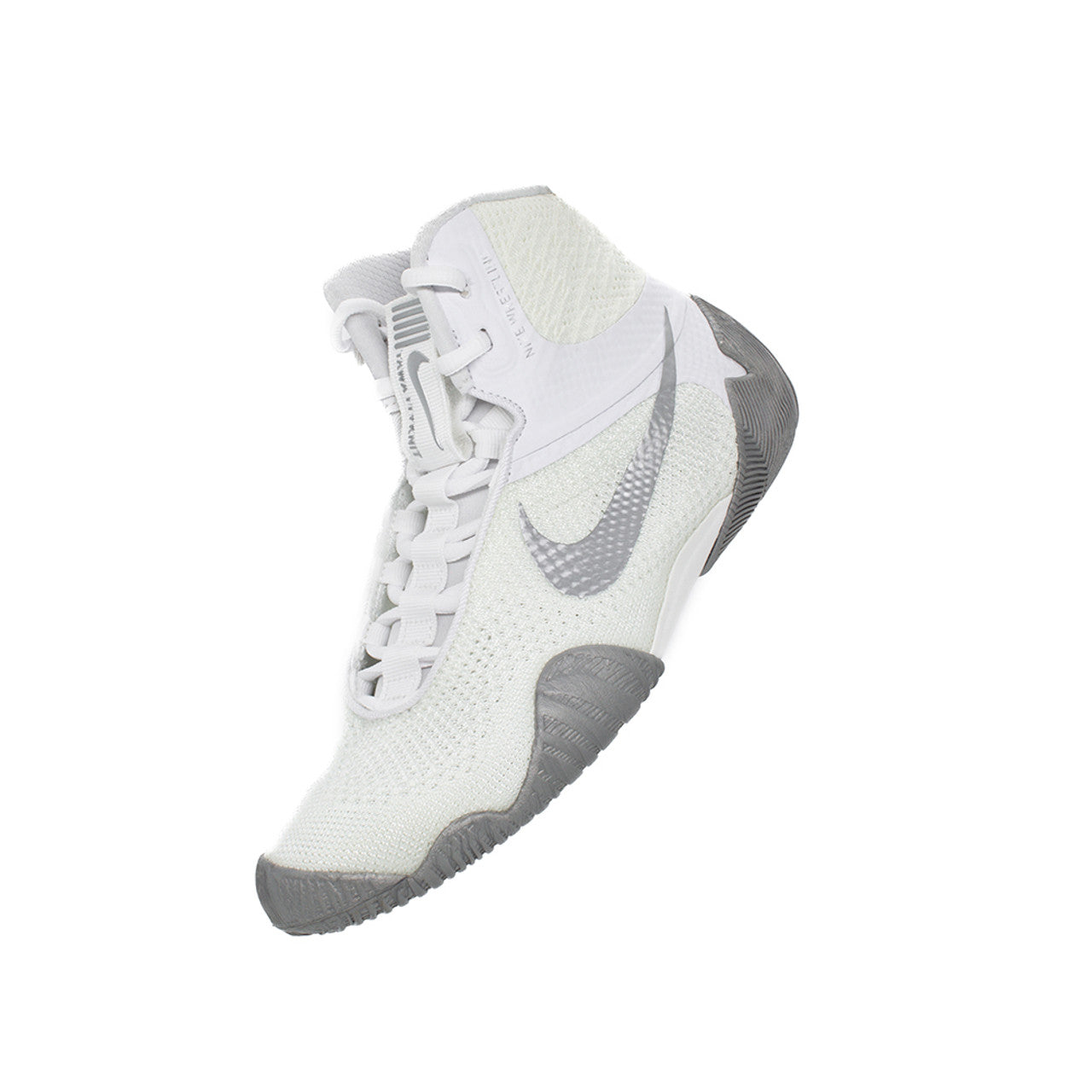 Nike Tawa Wrestling Shoes (White/Metallic Silver)