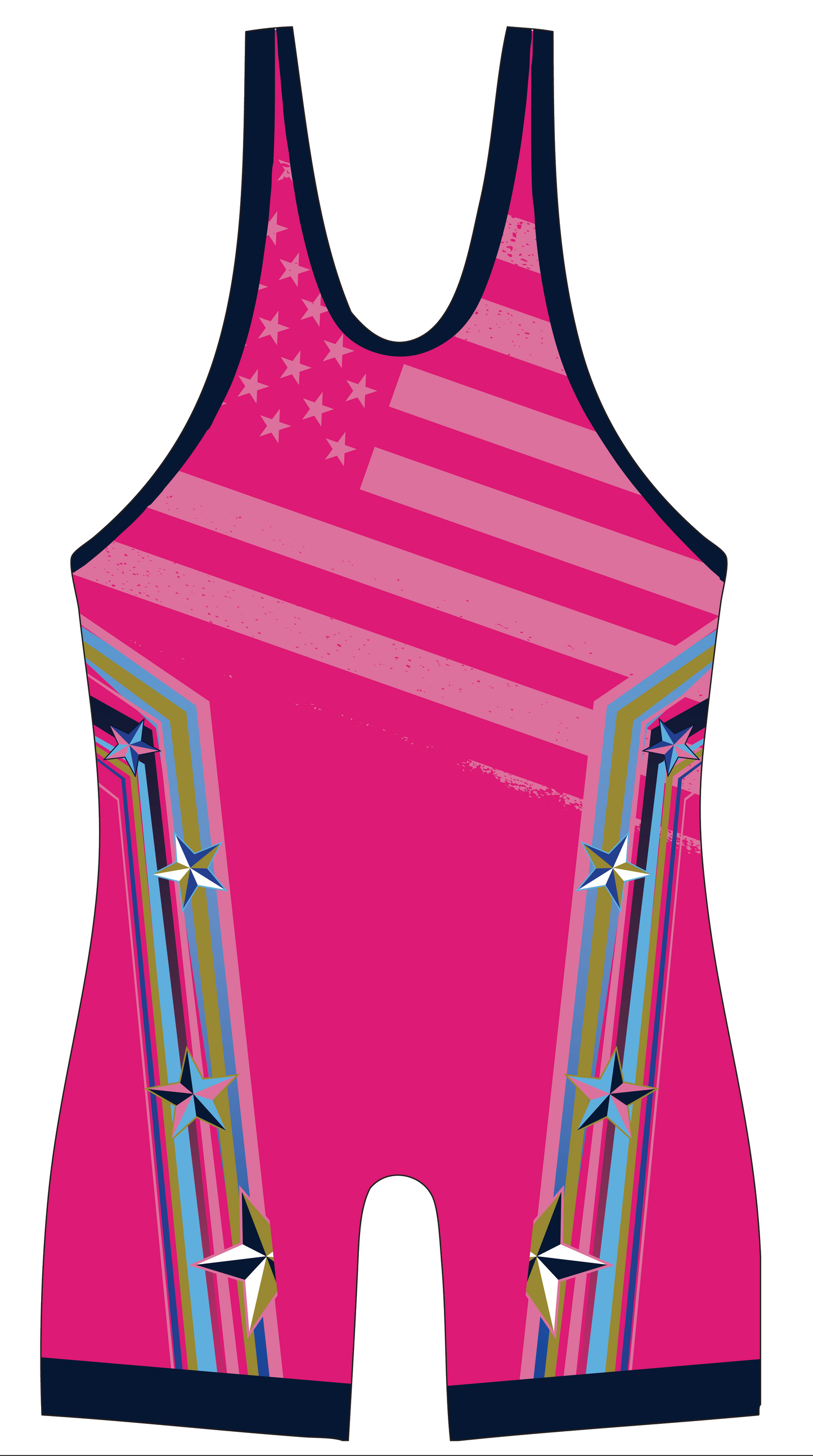 Pink USA Womens Singlet