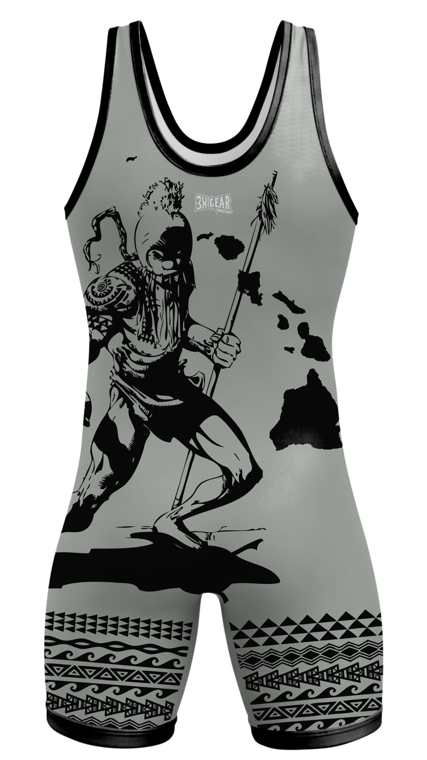 Hawaii Singlet Grey
