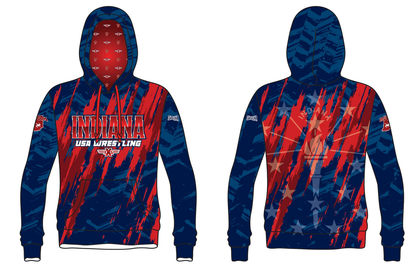 Indiana Sublimated Hood '25