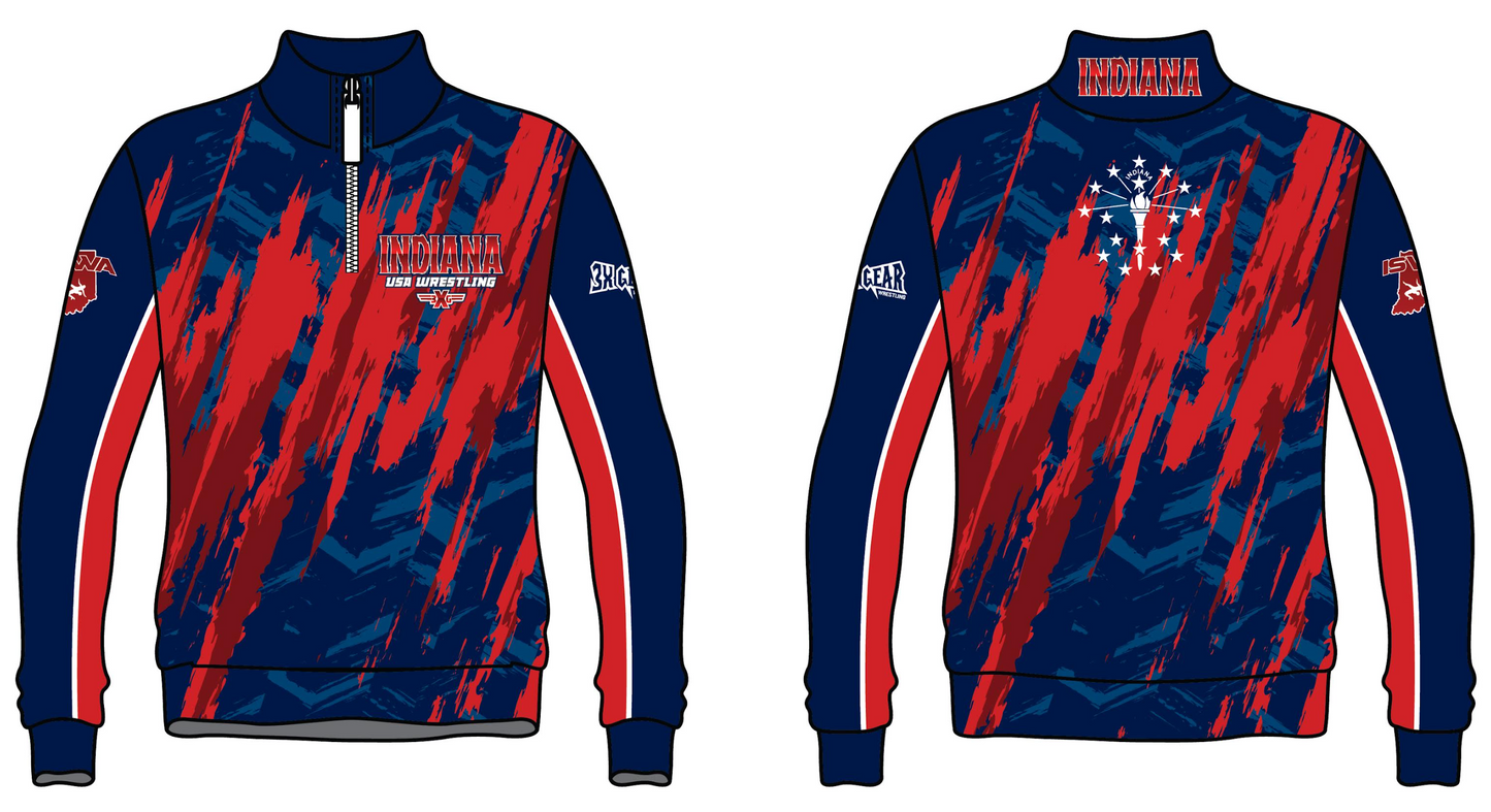 Indiana Sublimated 1/4 Zip '25