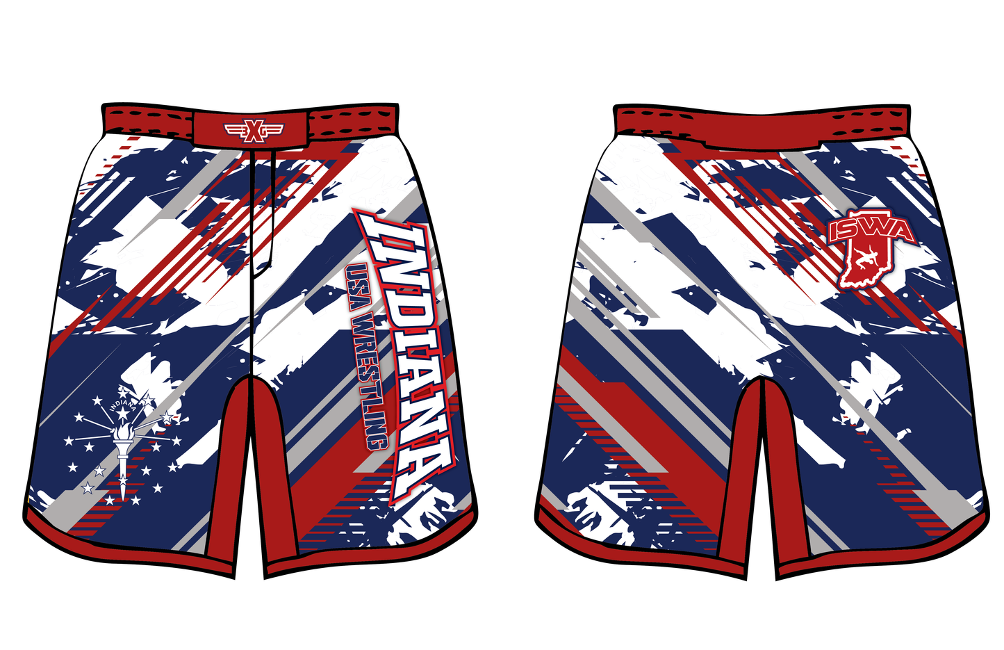 Indiana Sublimated Fight Shorts '24