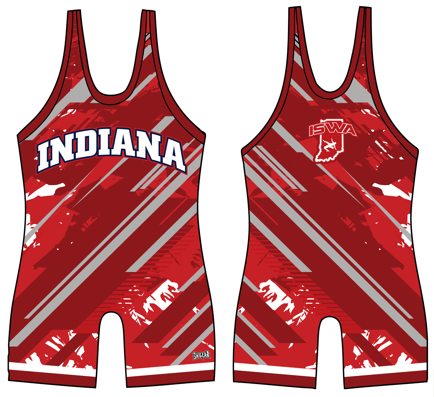 Indiana ISWA Singlet Red '24