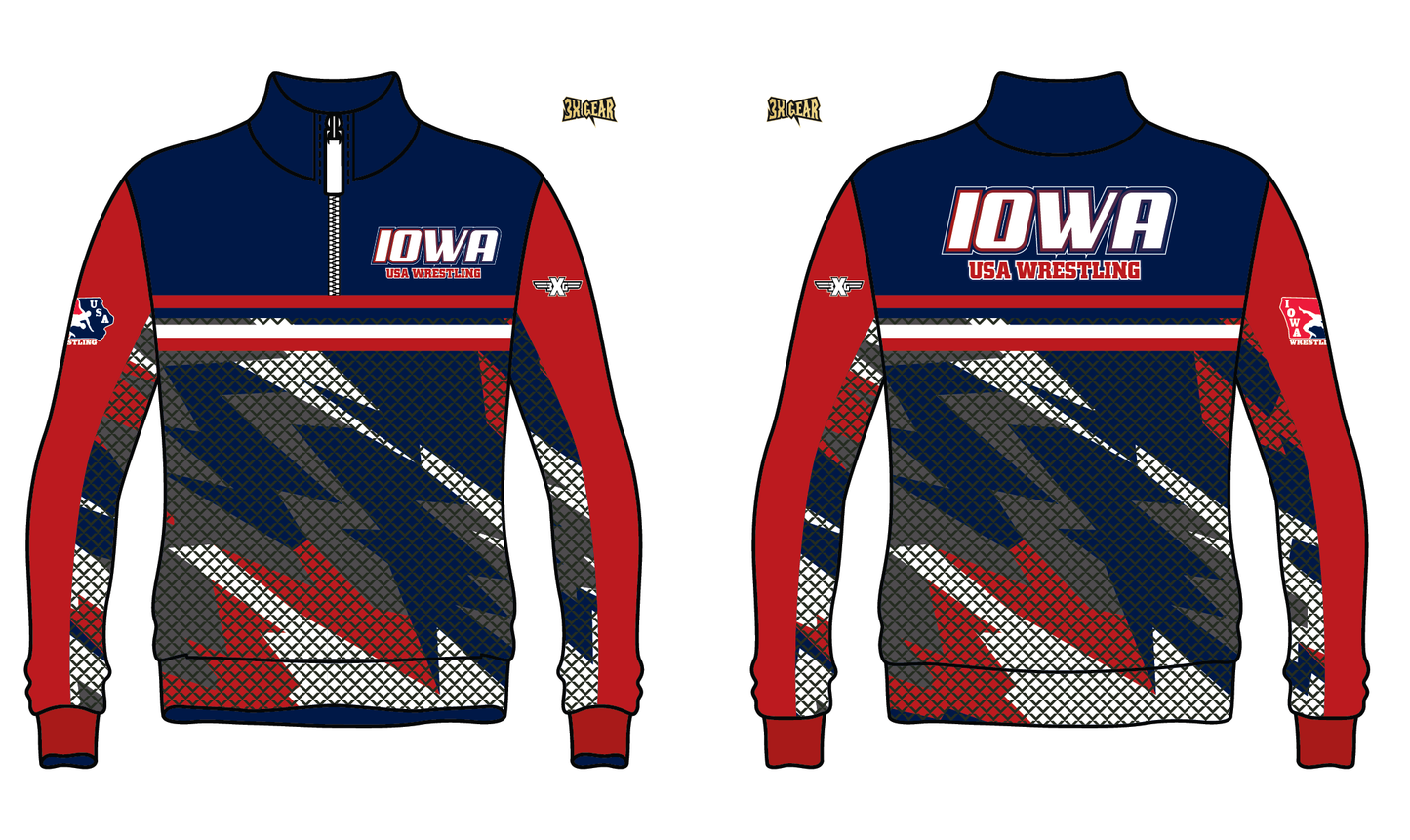 Iowa Sublimated 1/4 Zip