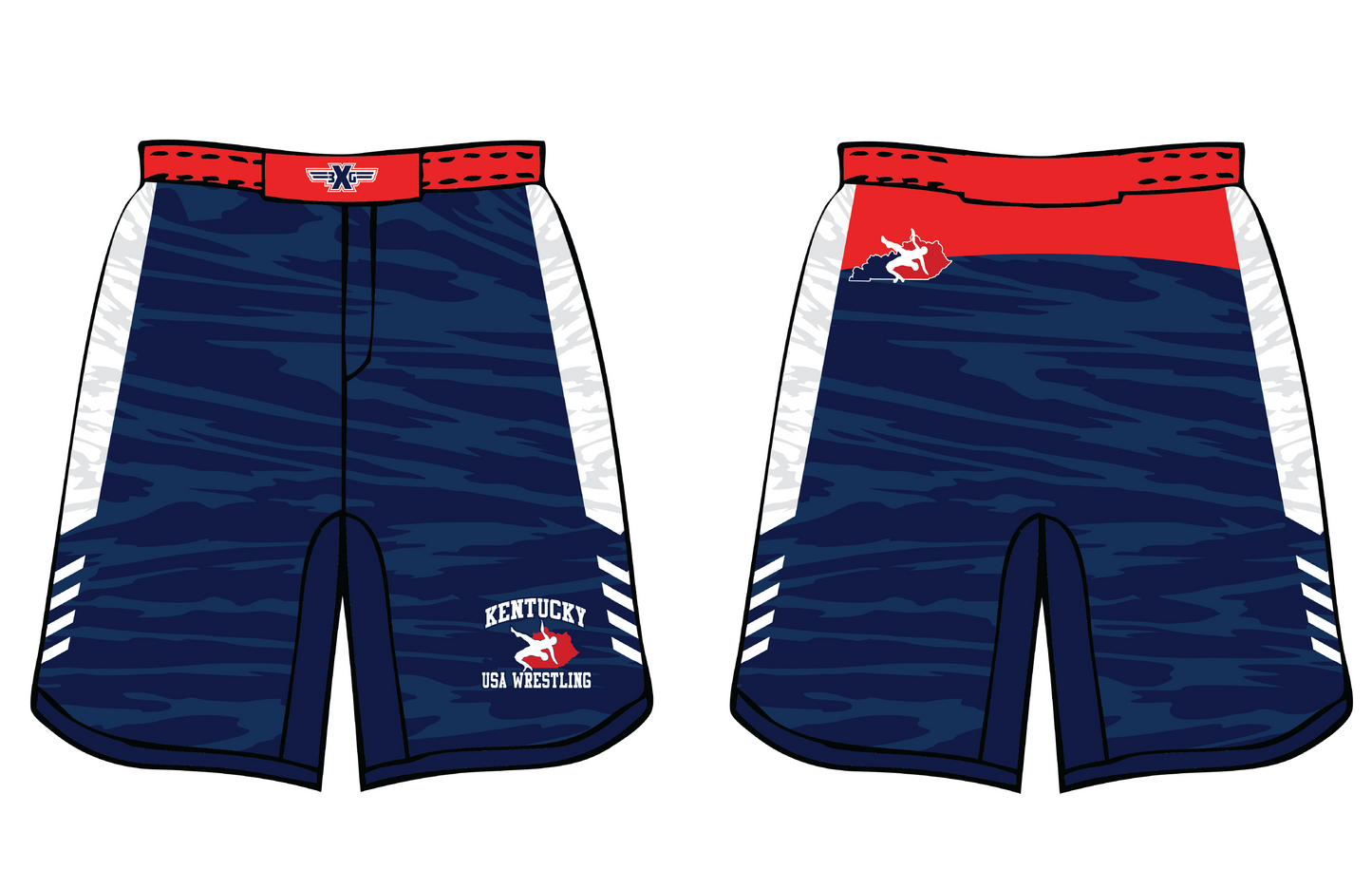 Kentucky Sublimated Fight Short 26