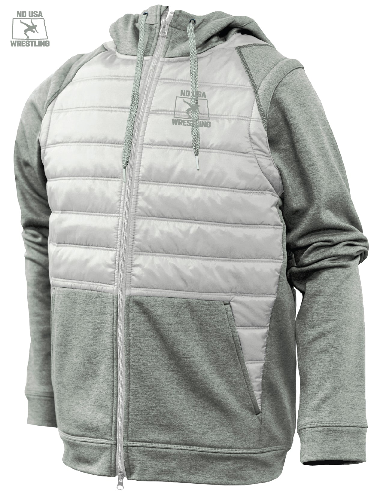 North Dakota USA 2 in 1 Puffer Jacket