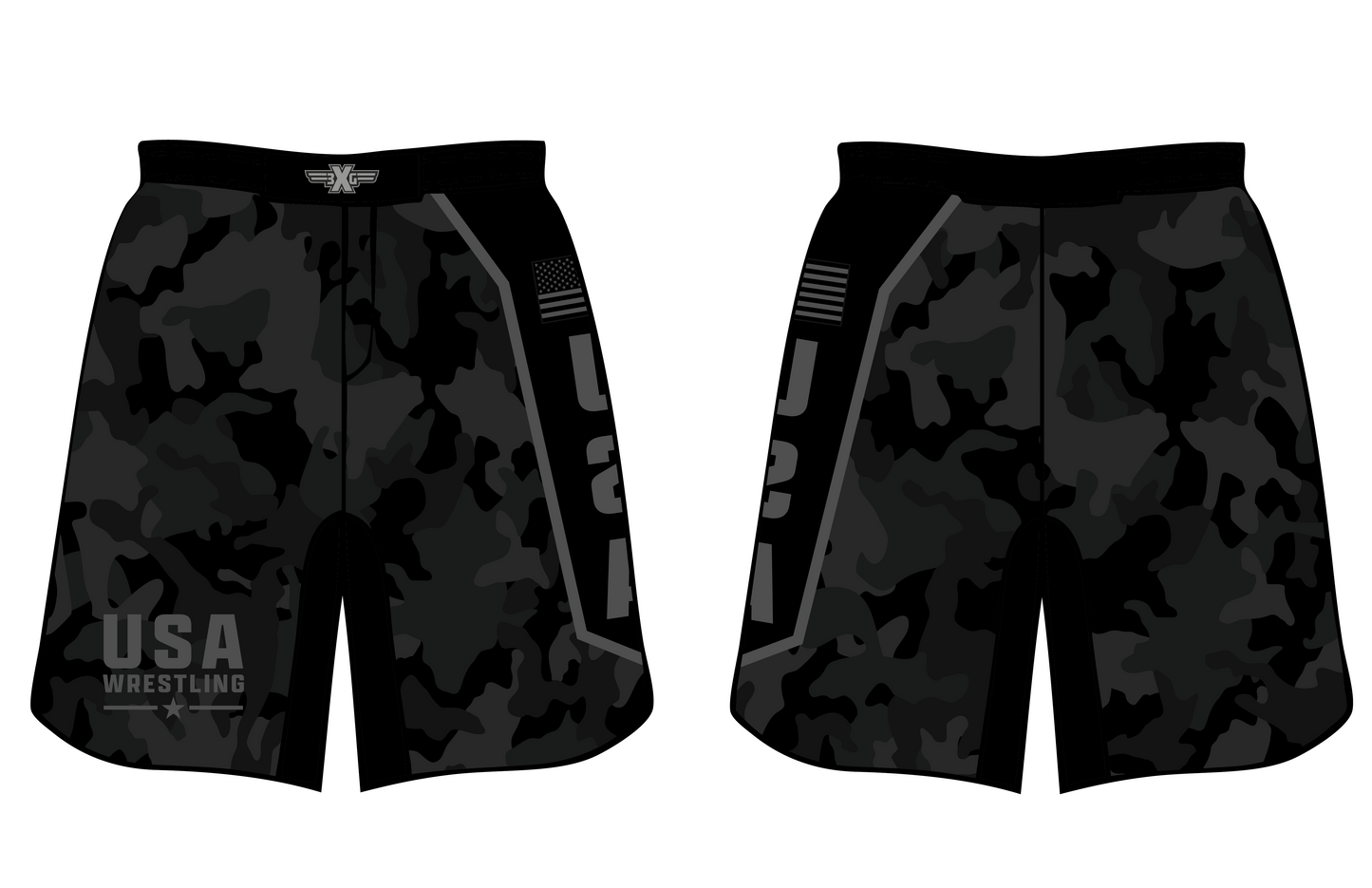 USA Nightfall Fight Shorts