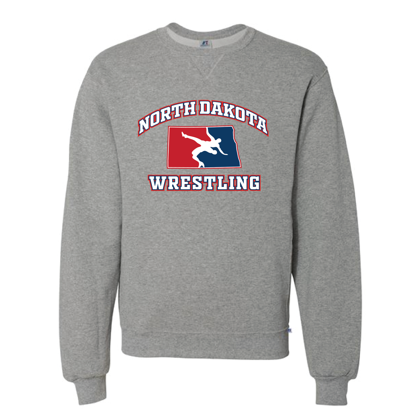 North Dakota USA Wrestling Crew Oxford Grey