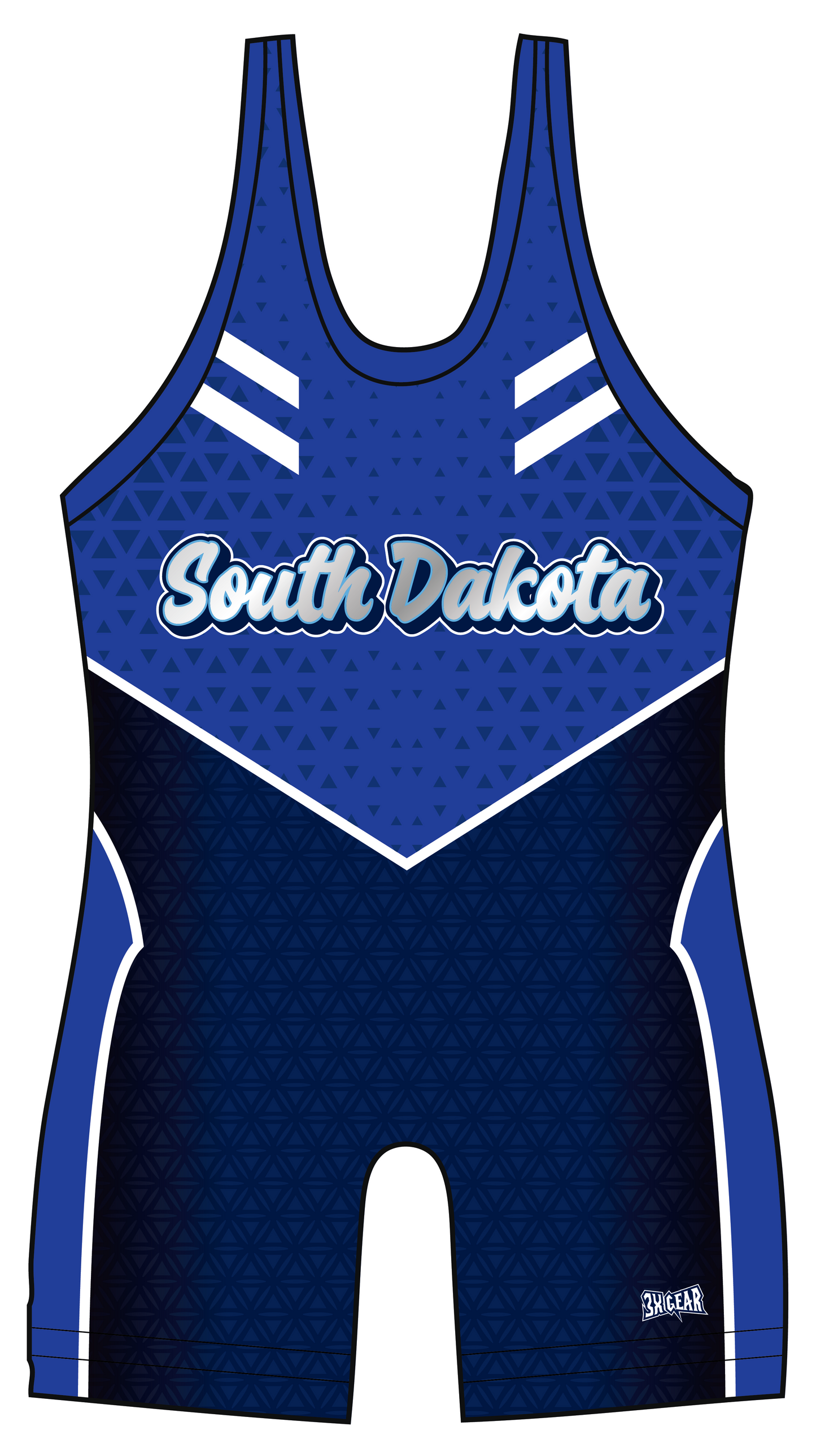 South Dakota Blue Singlet 26