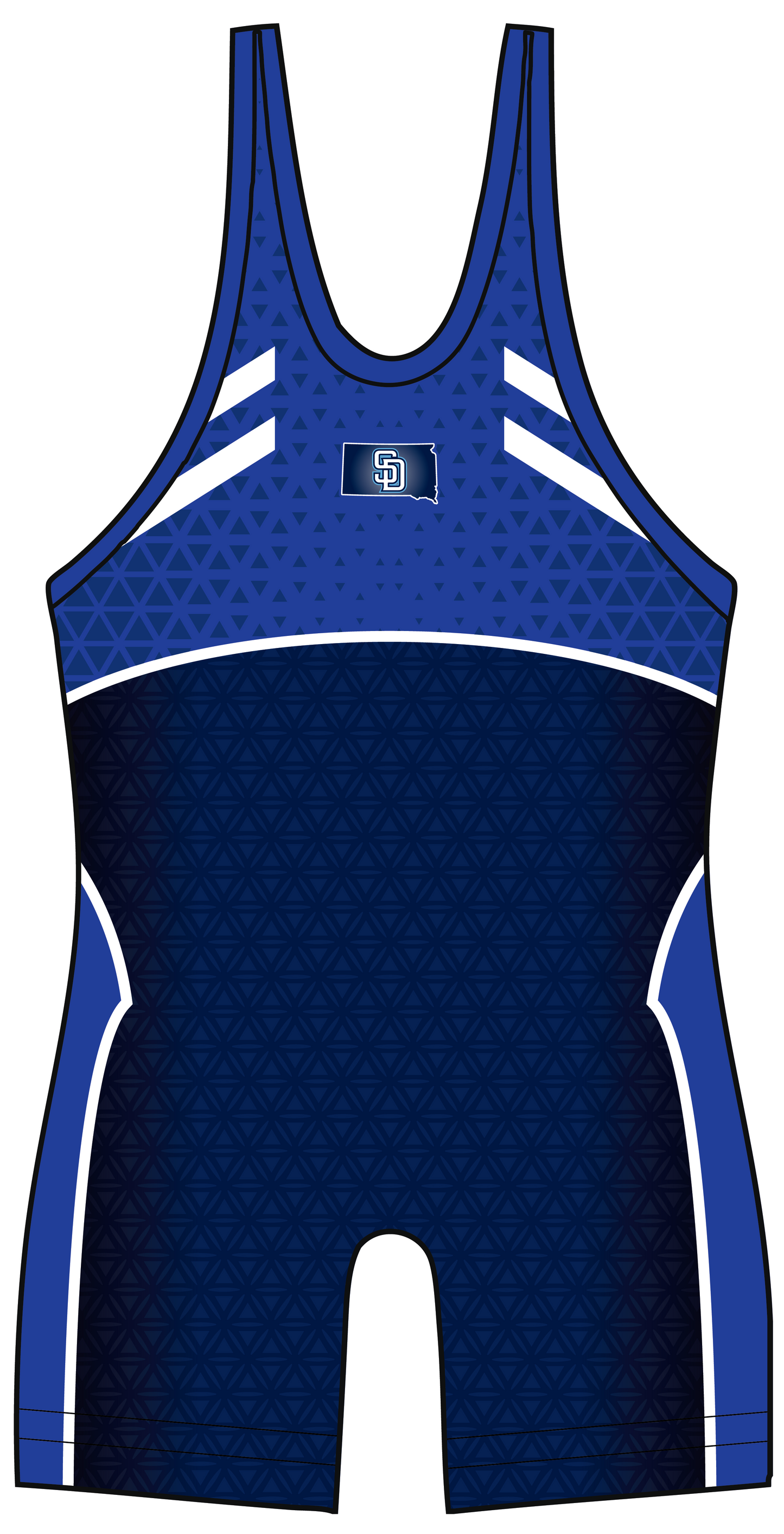 South Dakota Blue Singlet 26