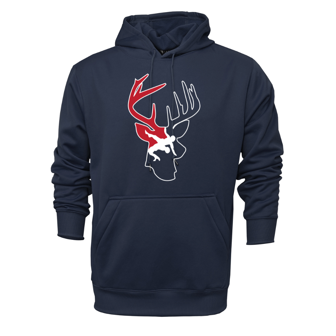 Deer Wildlife Wrestling Hoodie