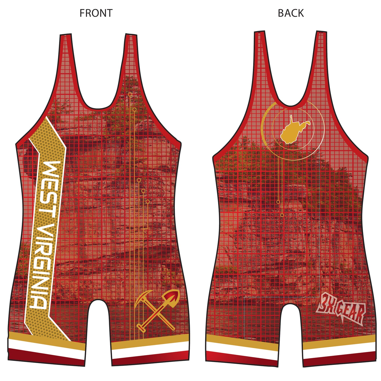 West Virginia Singlet #6