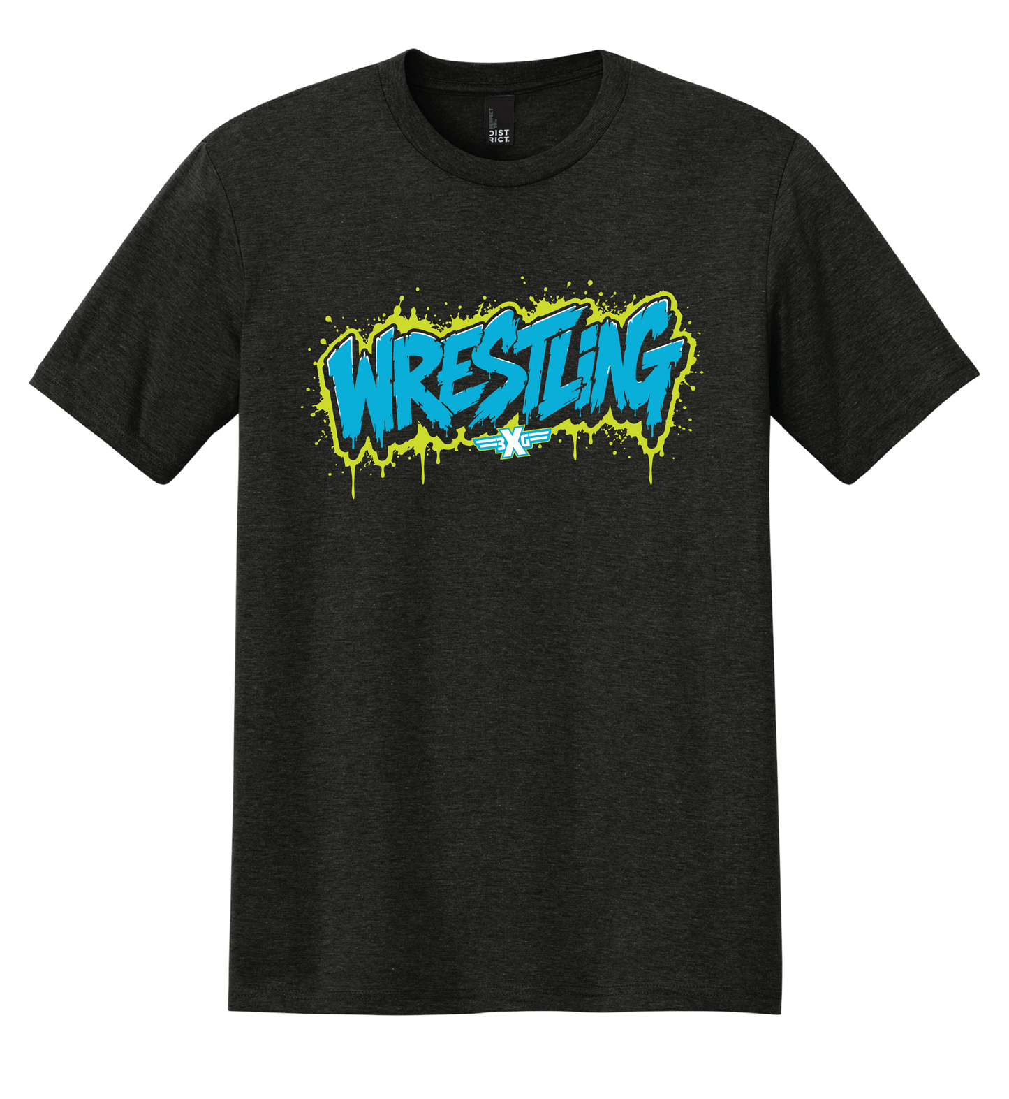 "Wrestling" Volt/Blue Graphic T