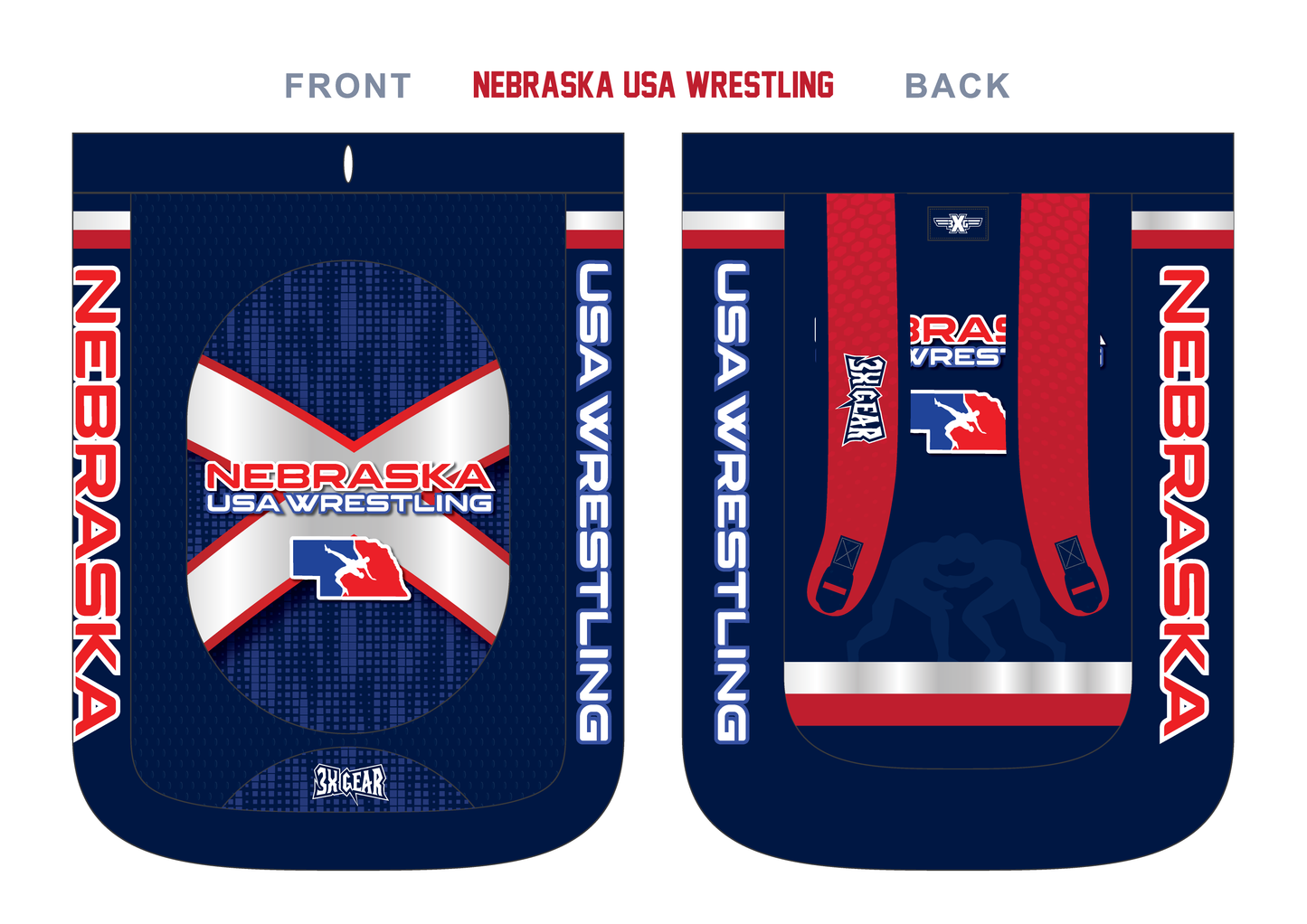 Nebraska Sublimated Gear Bag