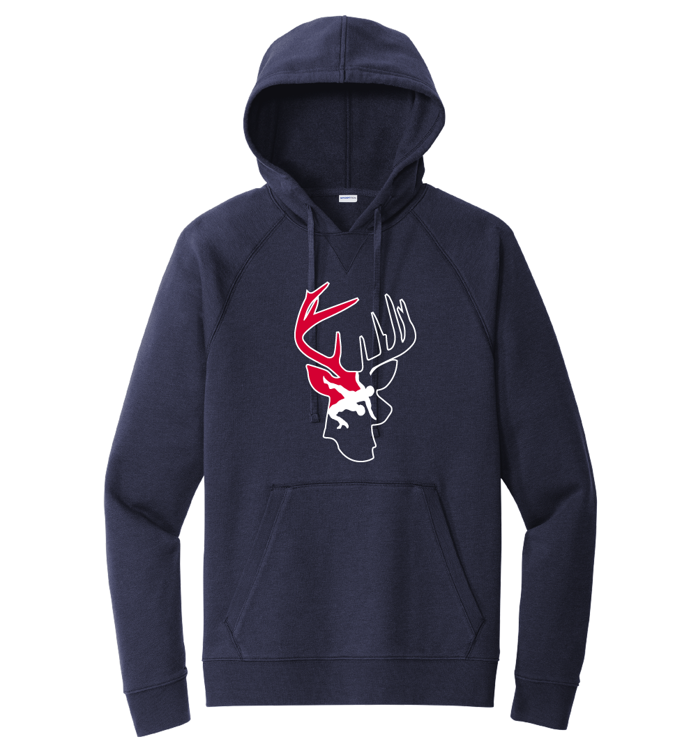 Deer Wildlife Wrestling Hoodie