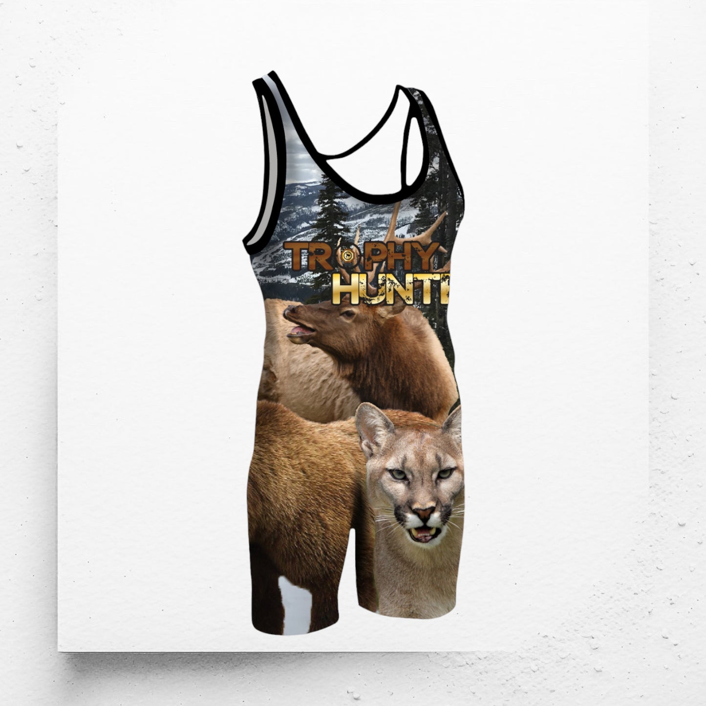 Trophy Hunter Rocky Mountain Big Game Wrestling Singlet