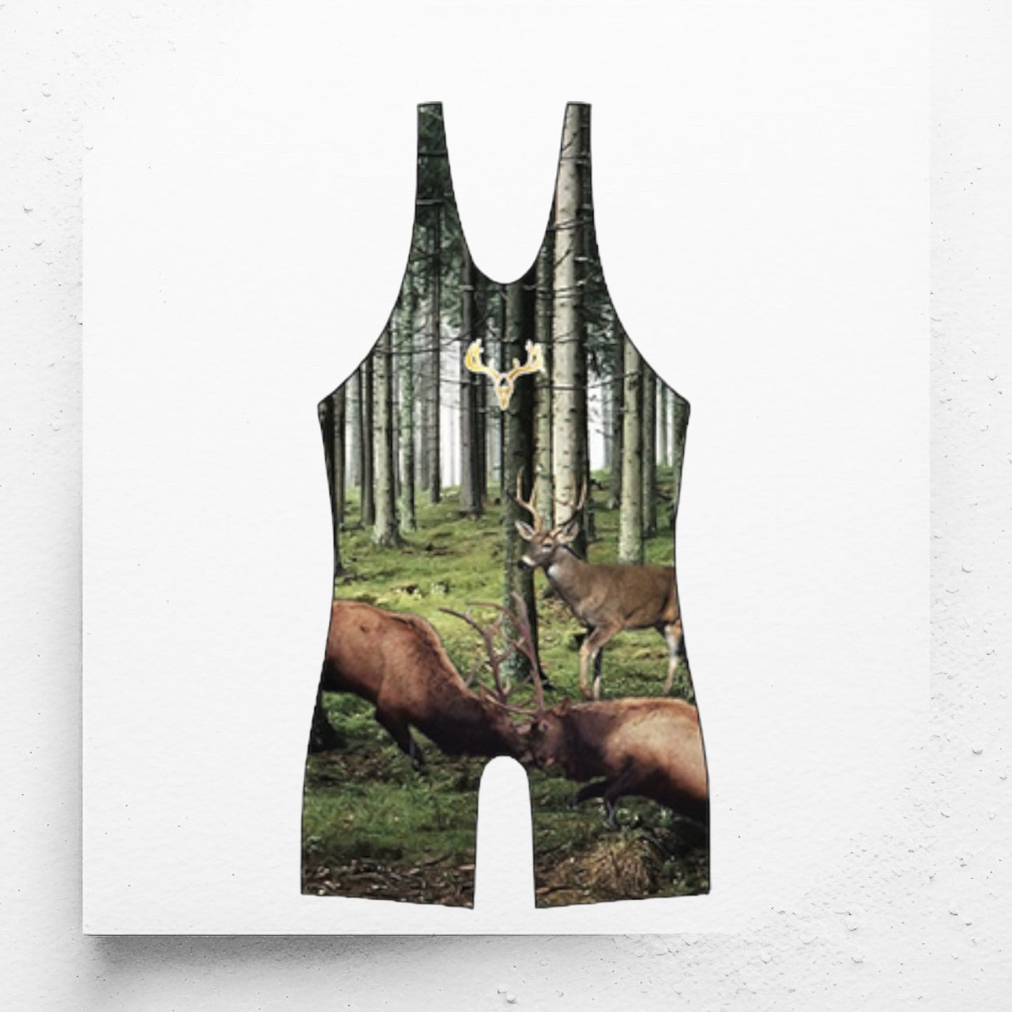 Trophy Hunter Whitetail Wrestling Singlet