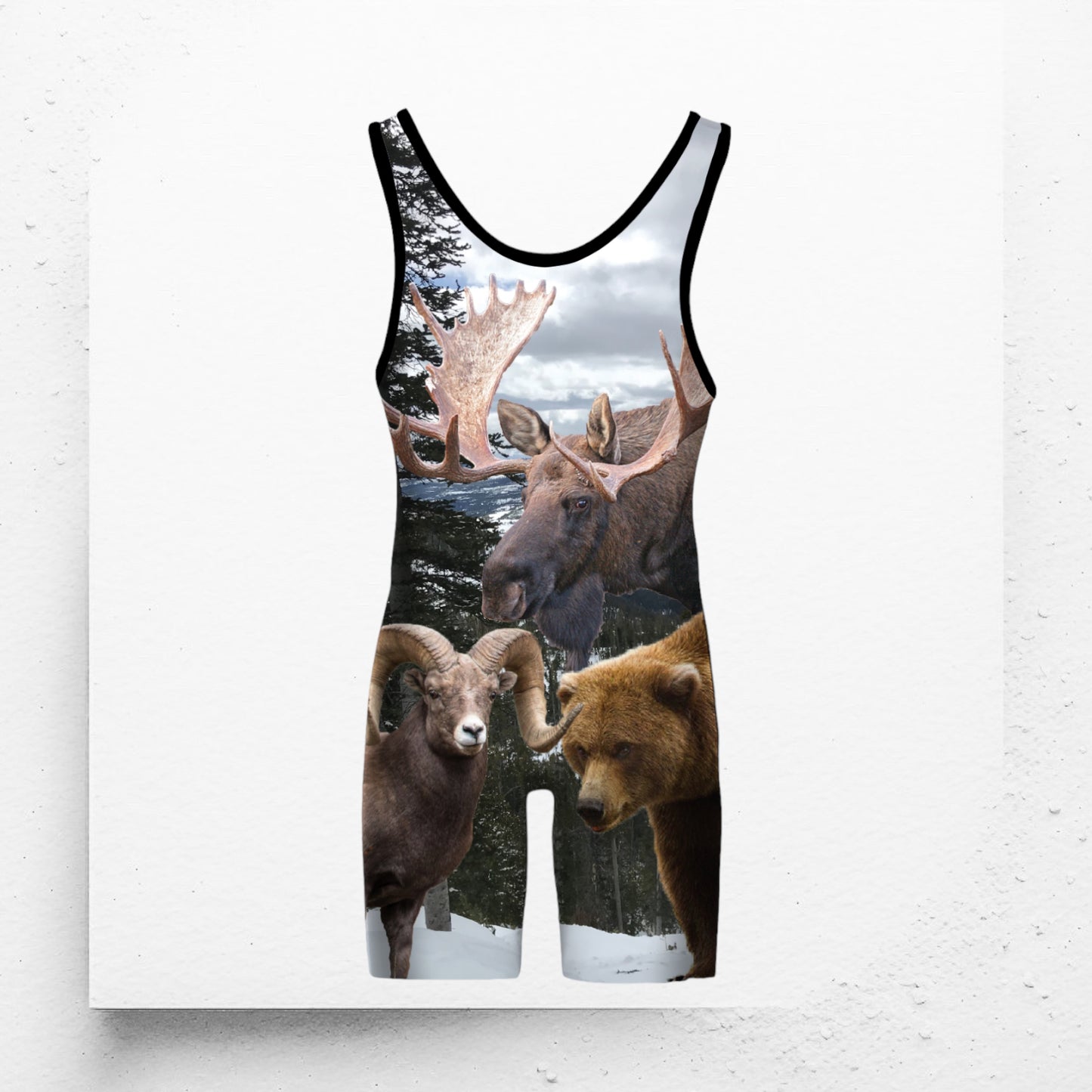 Trophy Hunter Rocky Mountain Big Game Wrestling Singlet