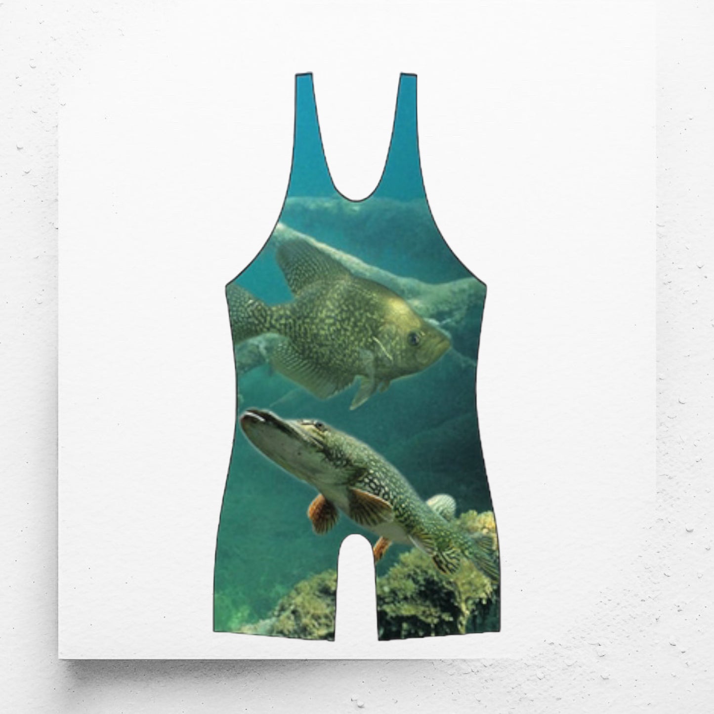 Trophy Hunter Fishing Wrestling Singlet