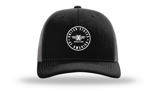 Black/Charcoal Richardson 112 Patch Cap