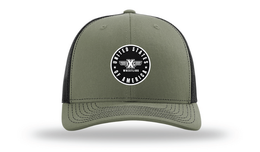 Loden/Black Richardson 112 Patch Cap