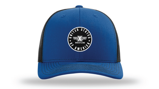 Royal/Black Richardson 112 Patch Cap