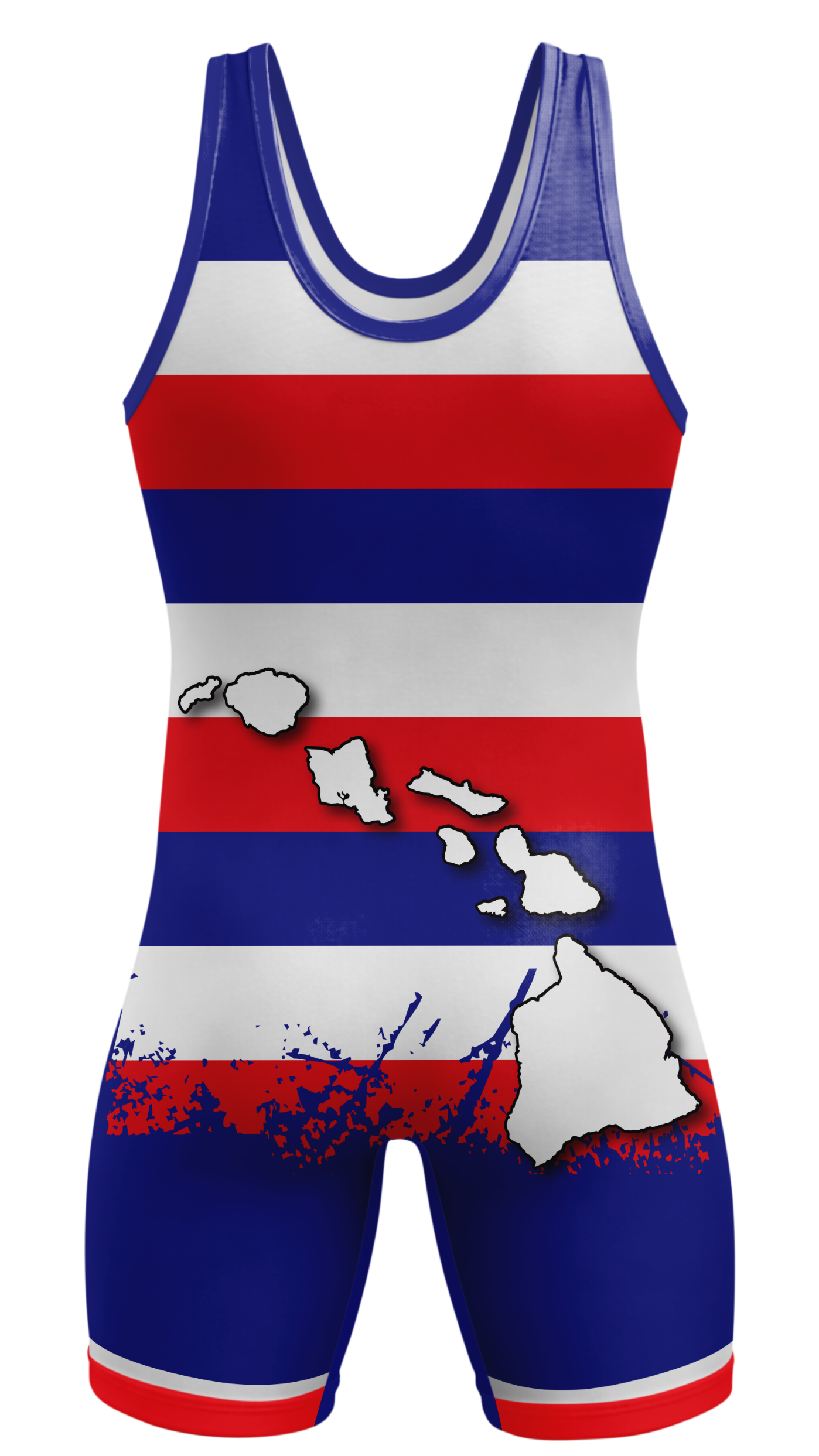 Hawaii Singlet Red White and Blue