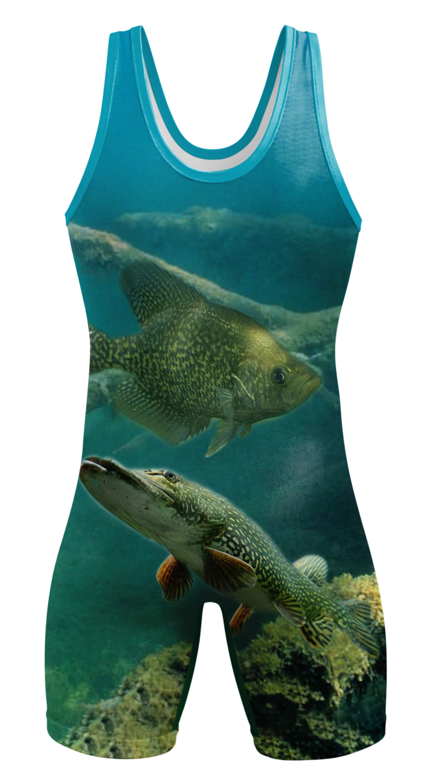 Trophy Hunter Fishing Wrestling Singlet