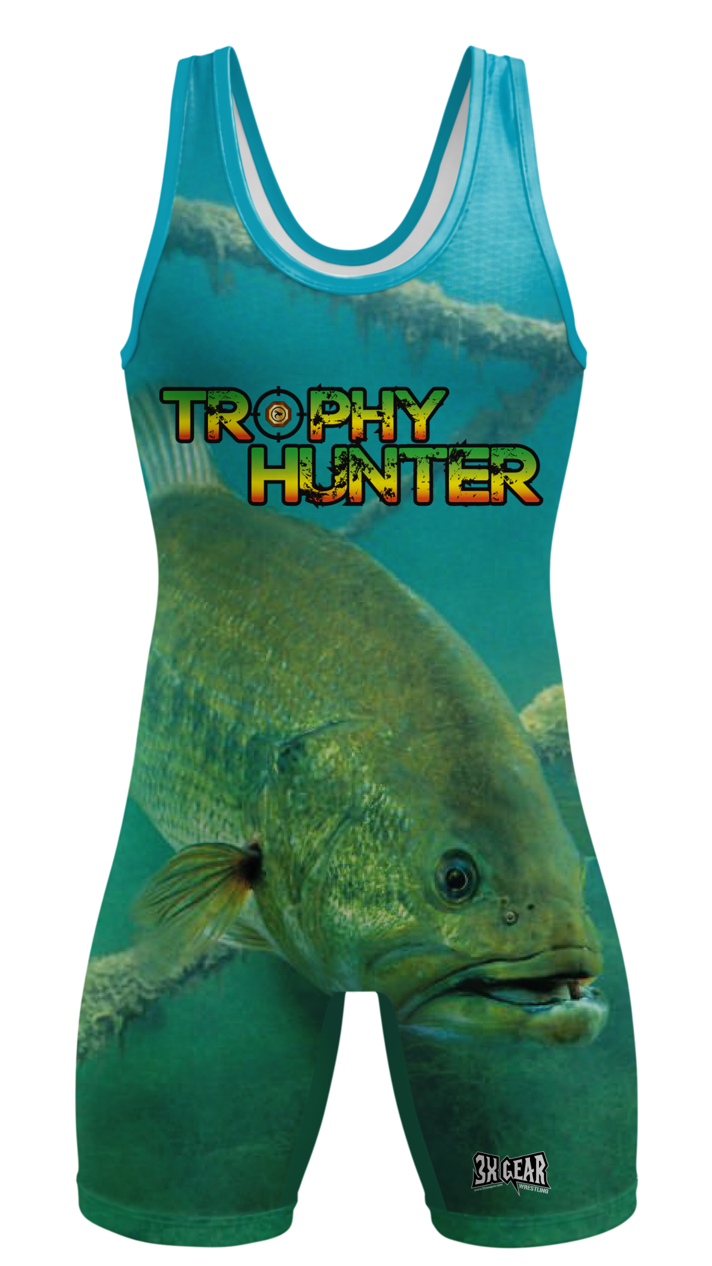 Trophy Hunter Fishing Wrestling Singlet