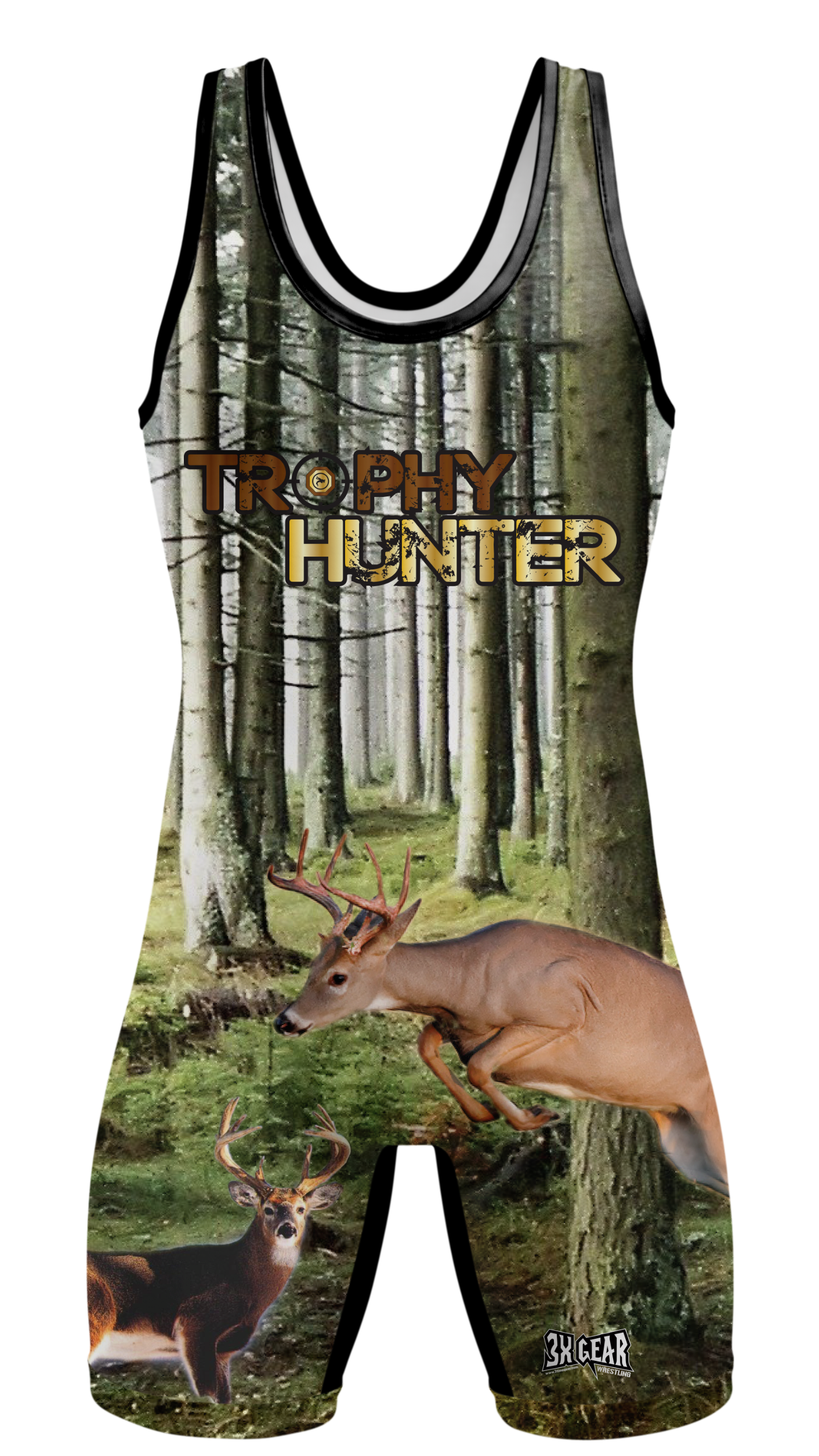 Trophy Hunter Whitetail Wrestling Singlet