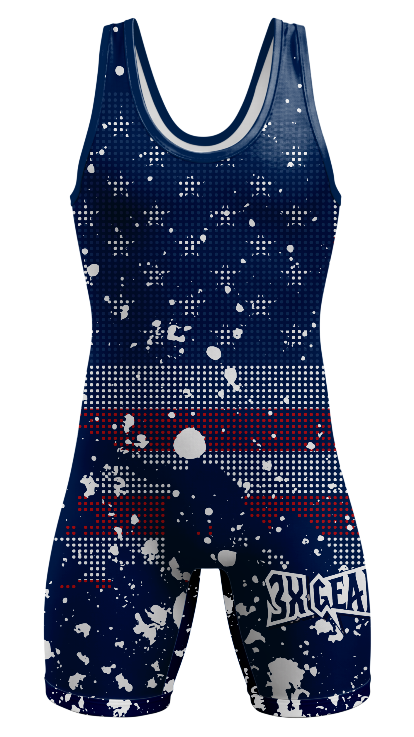 USA Grunge Wrestling Singlet
