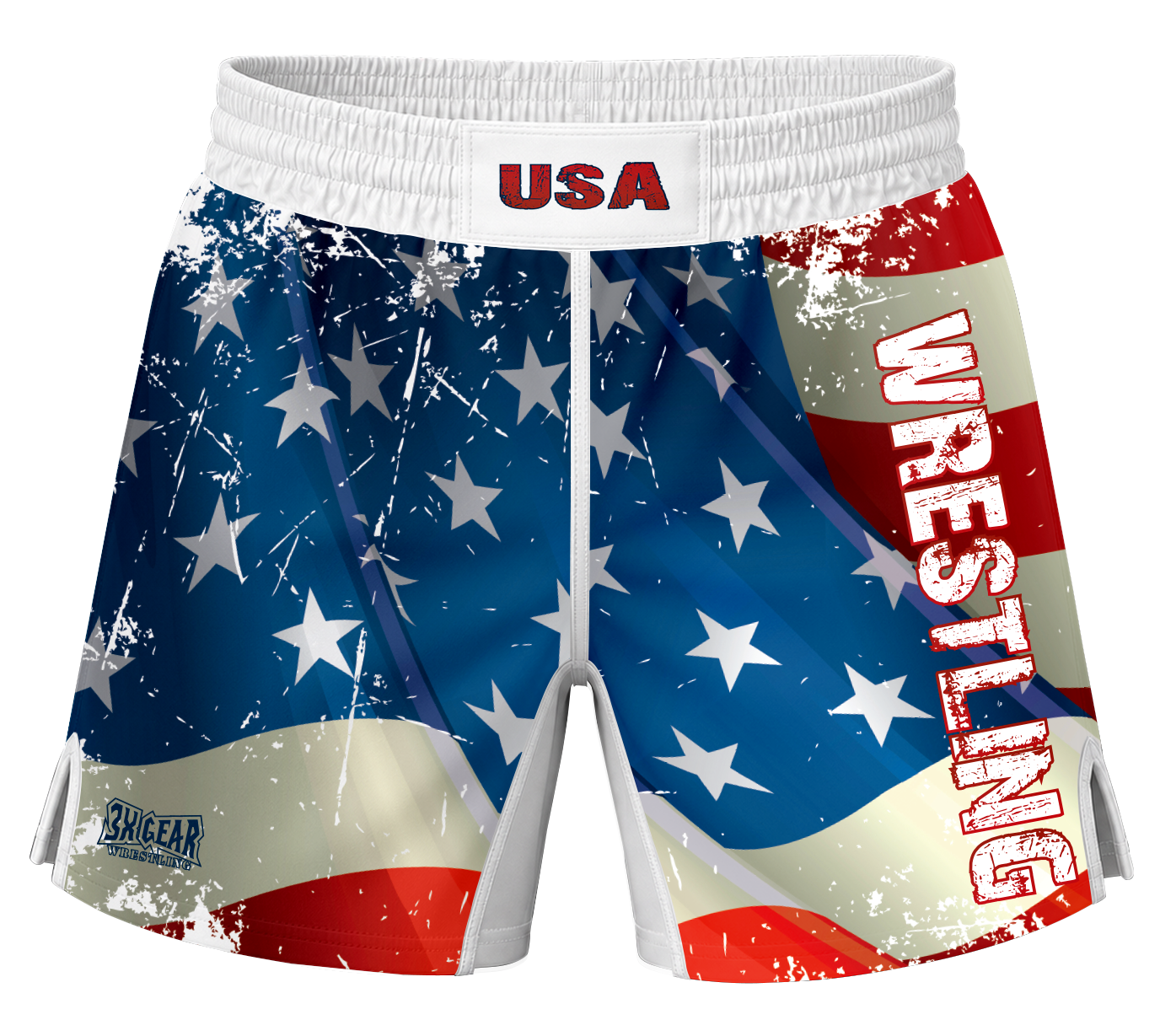 USA Flag Fight Shorts