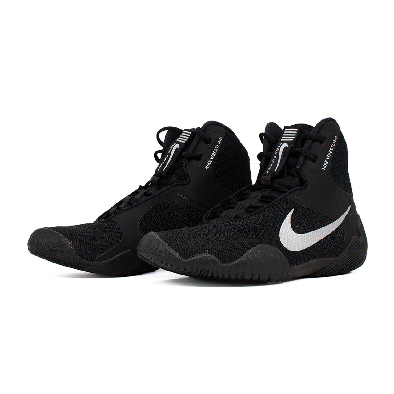 Nike Tawa Wrestling Shoes (Black/Metallic Silver)