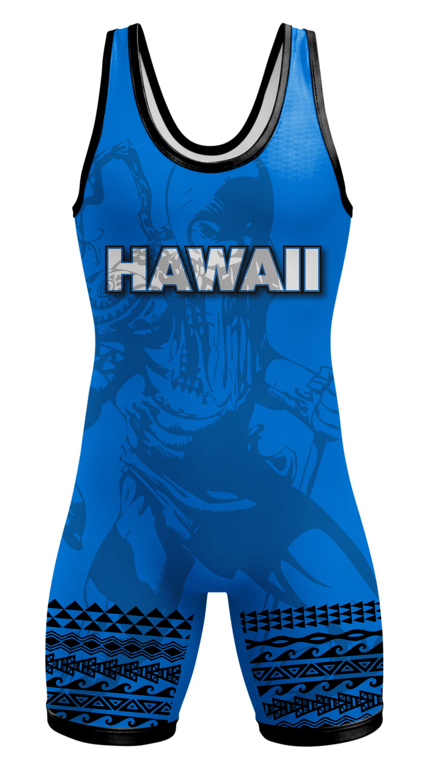 Hawaii Singlet Blue