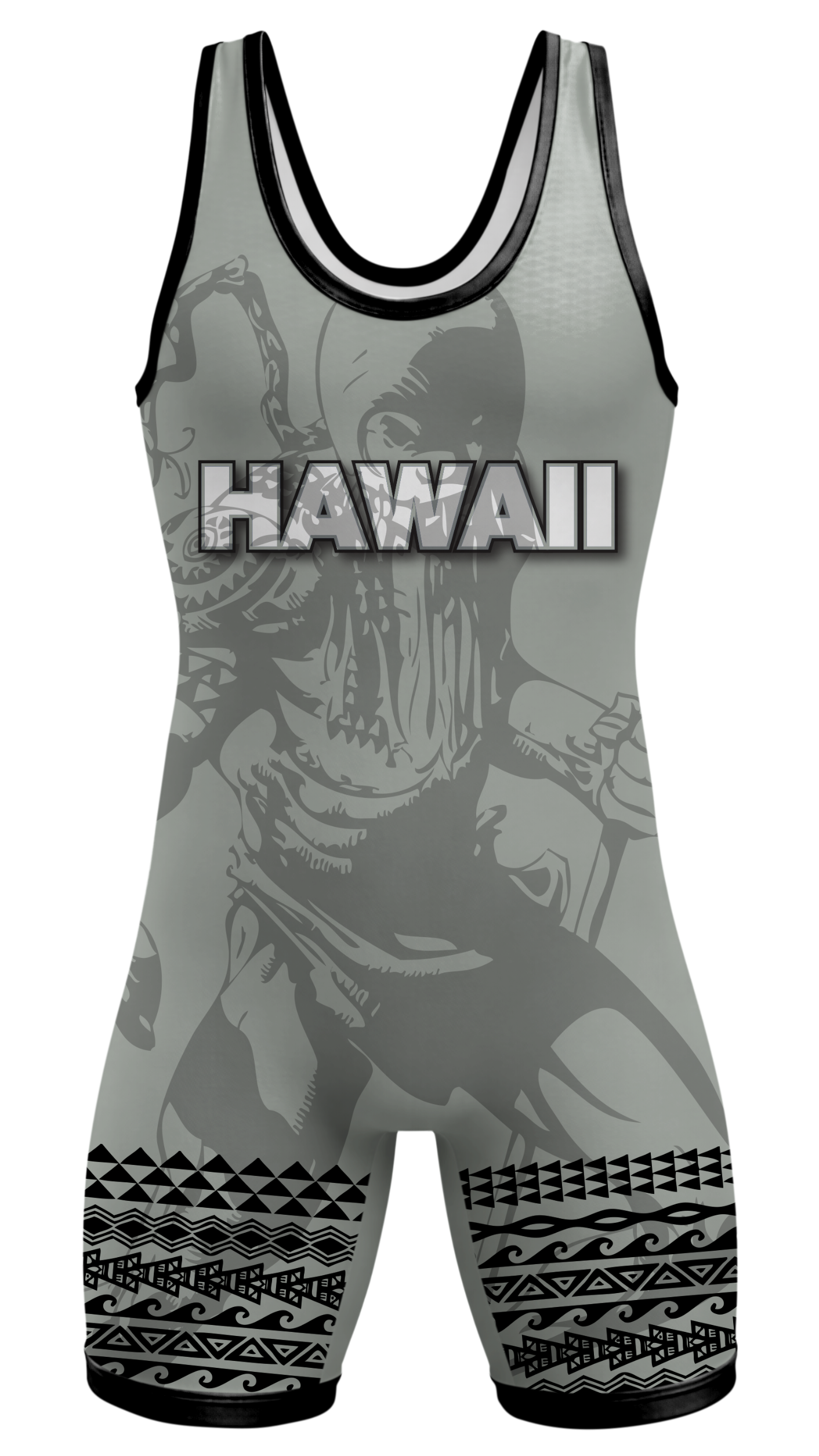 Hawaii Singlet Grey