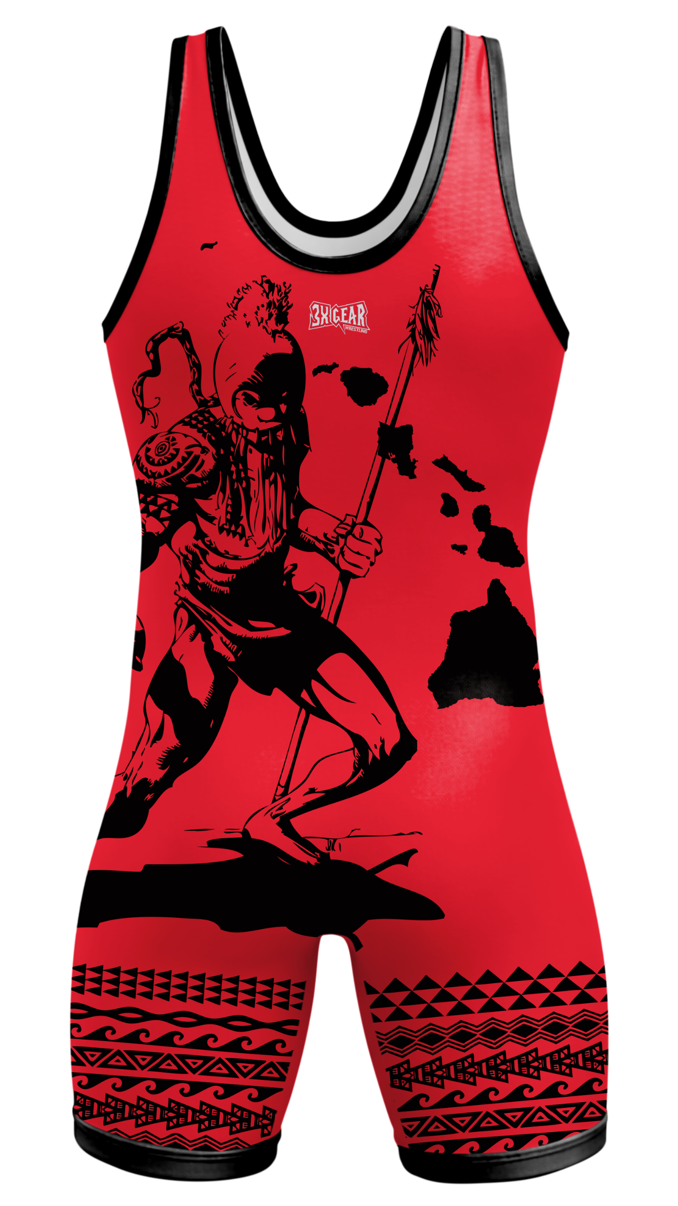 Hawaii Singlet Red