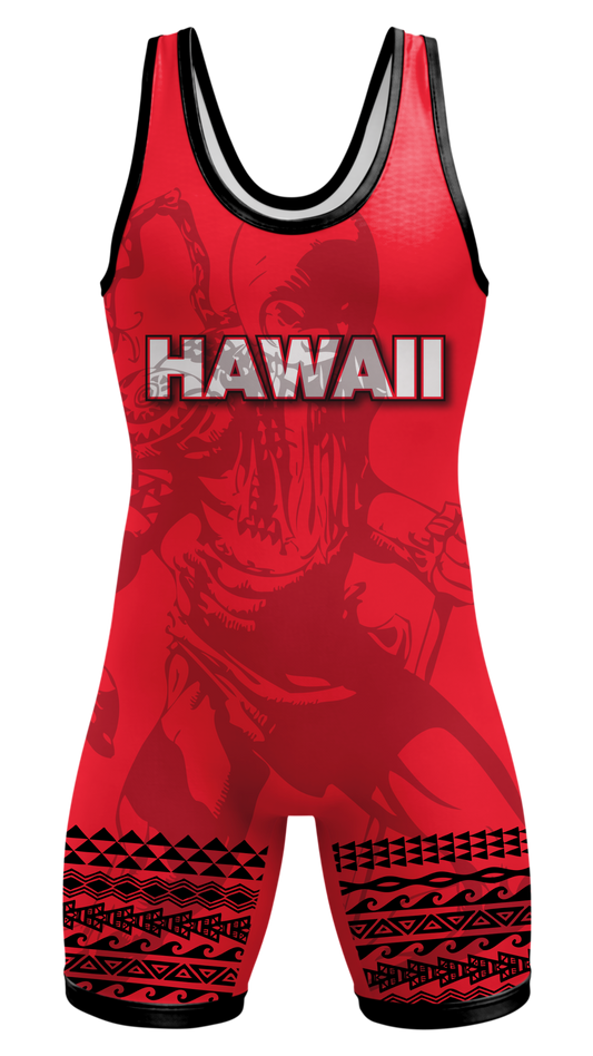 Hawaii Singlet Red