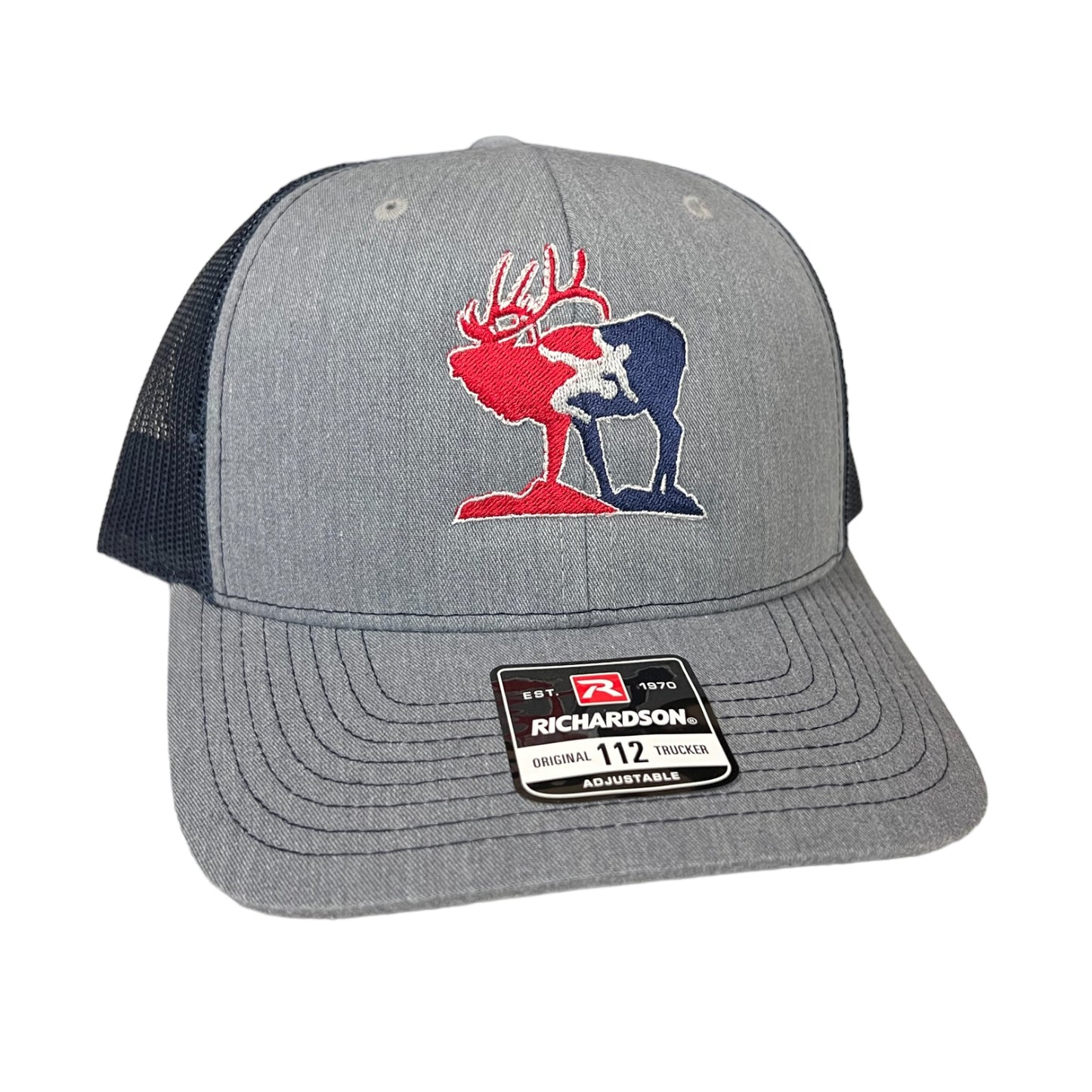 Elk Wildlife Wrestling Snapback Hat