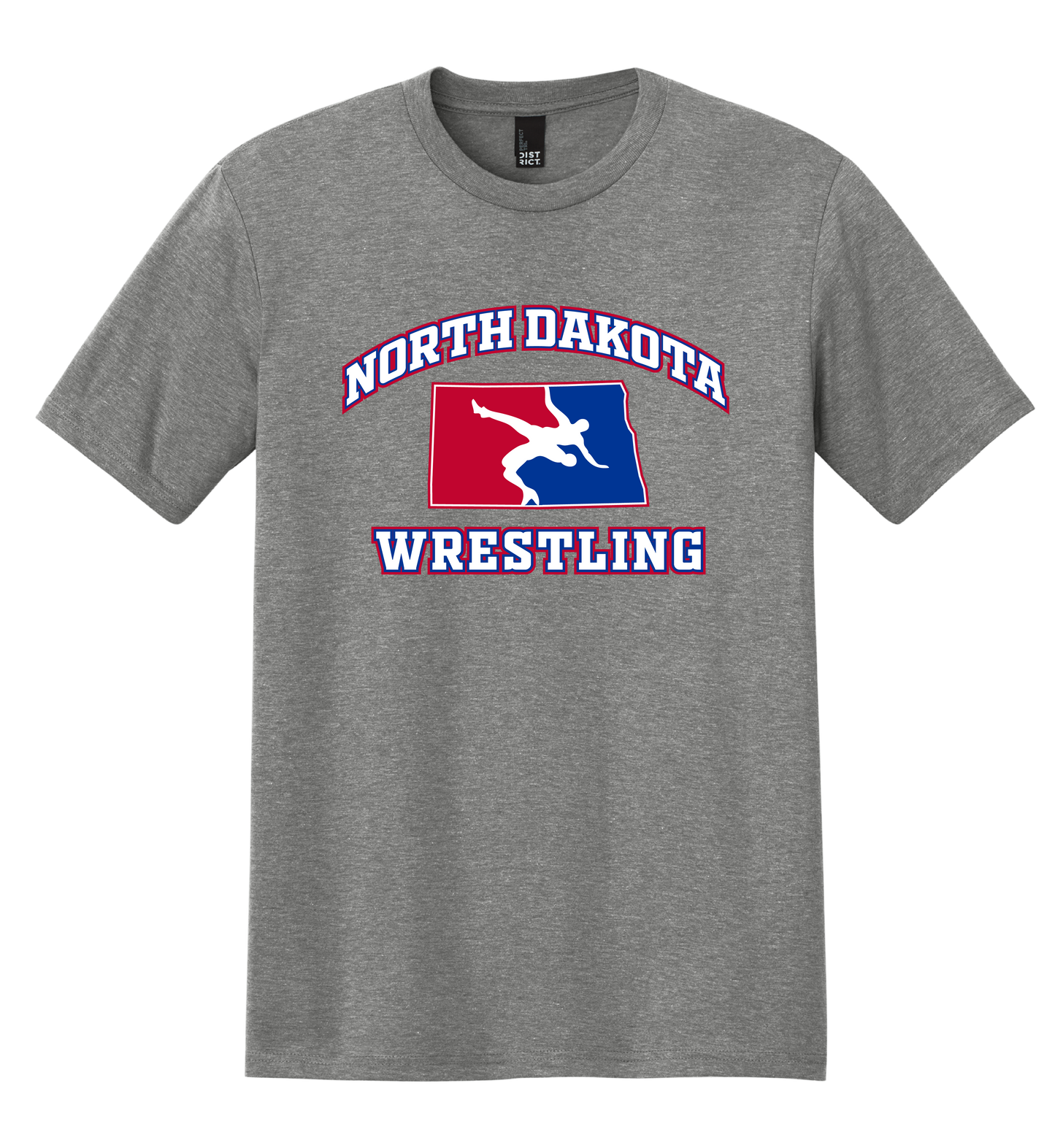 North Dakota USA Wrestling Grey T