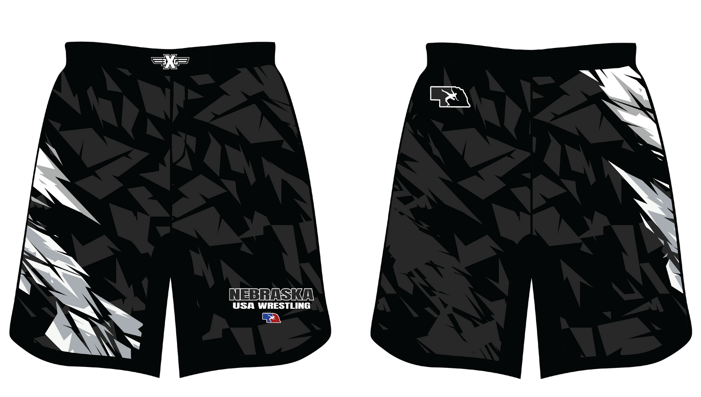 Nebraska Sublimated Fight Short 26