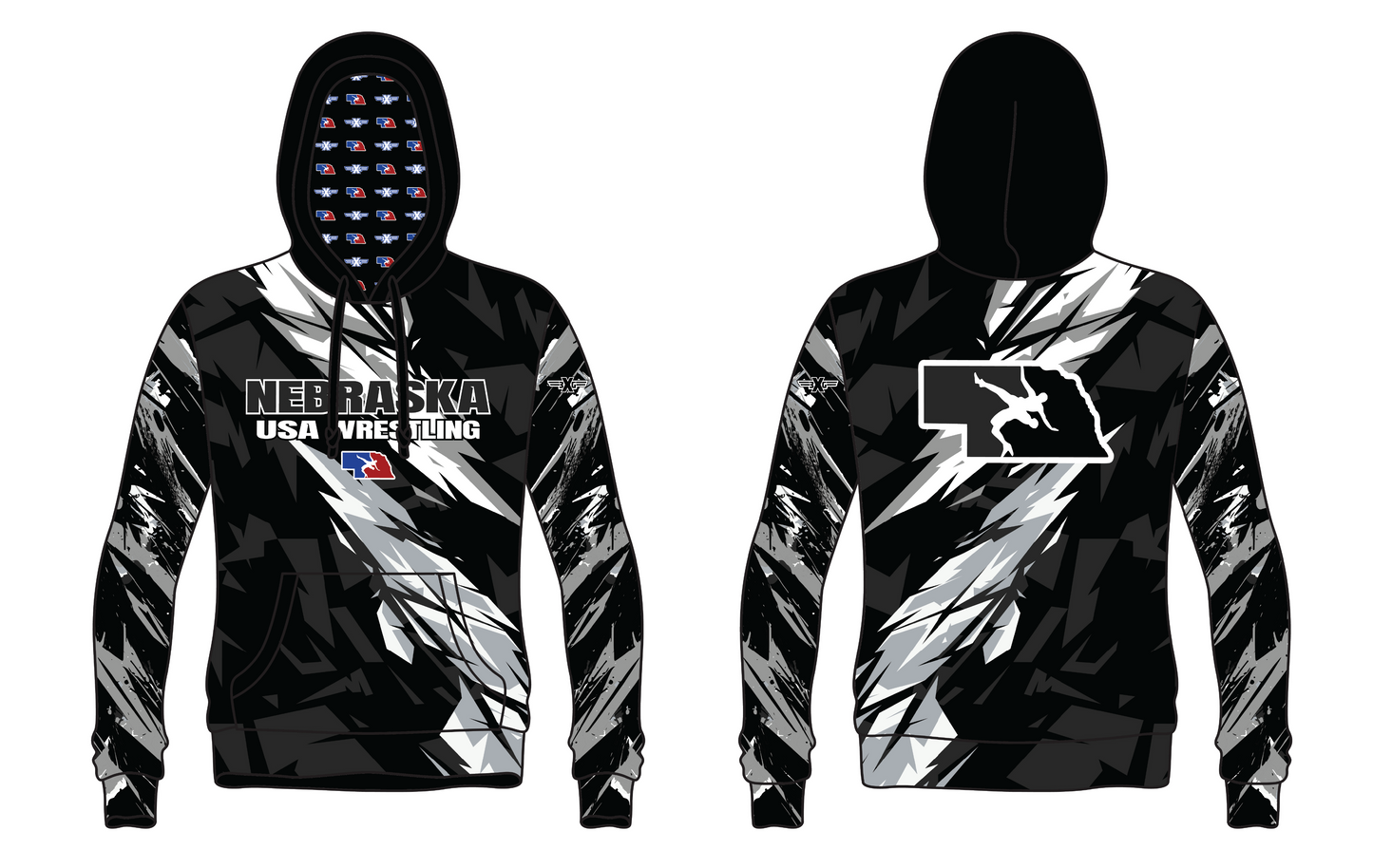 Nebraska Sublimated Hood 26