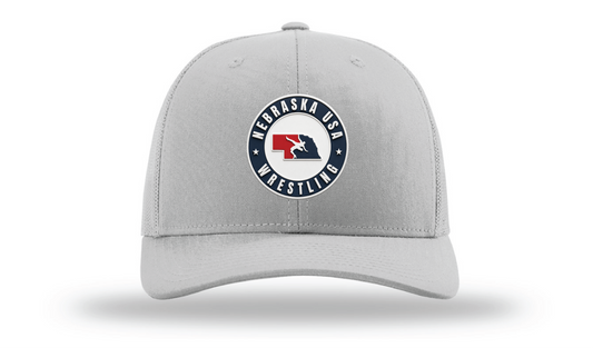 Nebraska USAW Light Grey 112 Patch Cap