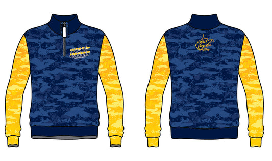 West Virgina State Sublimated 1/4 Zip