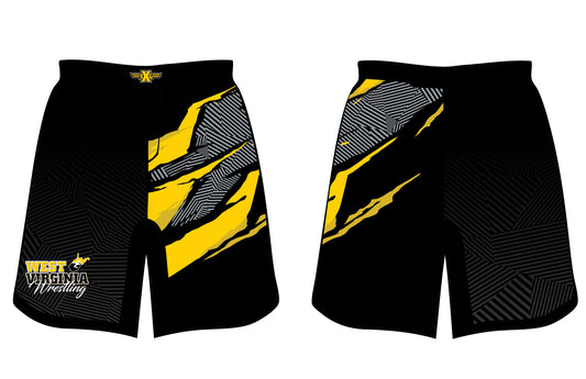 2025 West Virginia State Sublimated Fight Shorts