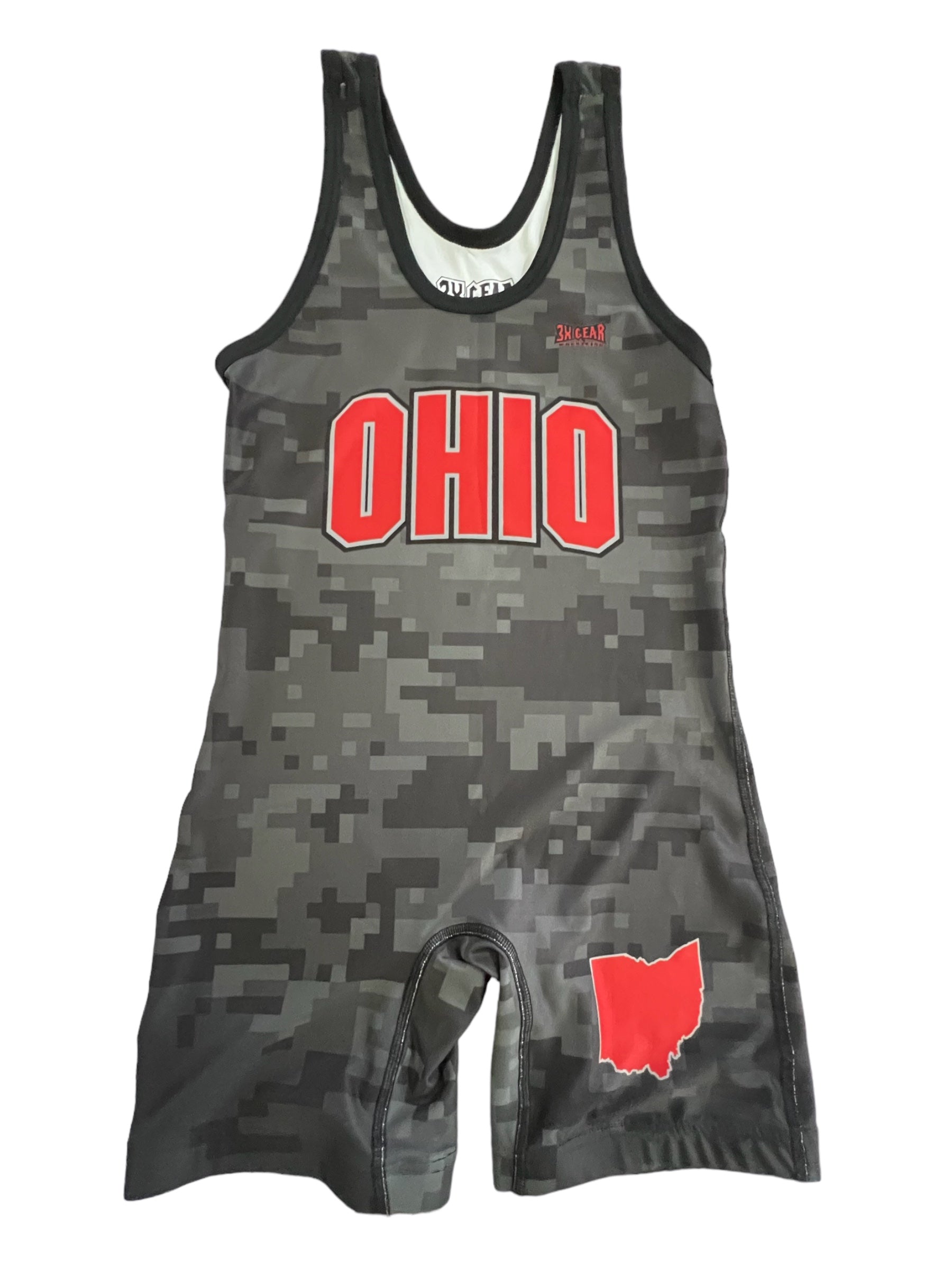 Ohio Singlet Black Camo – 3x Gear