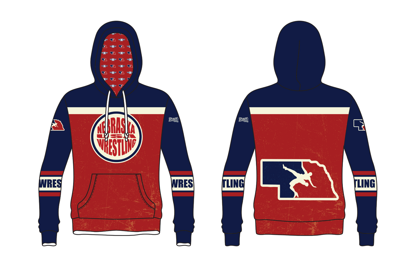 Nebraska USA 25 Sub Hood